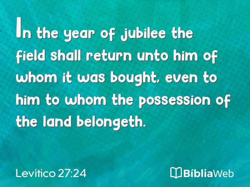 Levítico 27:24 em imagem para compartilhar