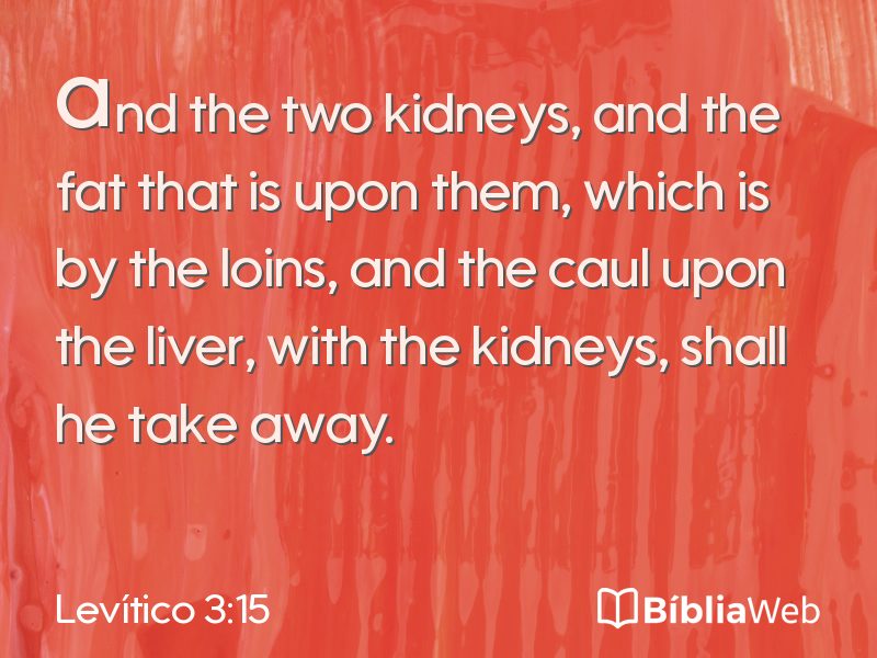 Levítico 3:15 em imagem para compartilhar