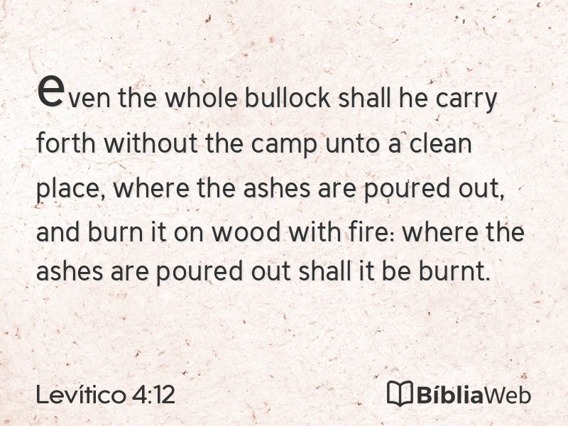 Levítico 4:12 em imagem para compartilhar