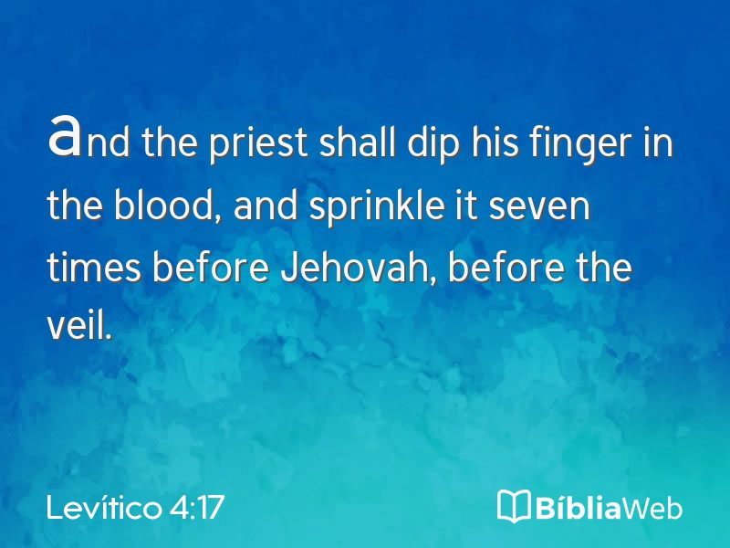 Levítico 4:17 em imagem para compartilhar