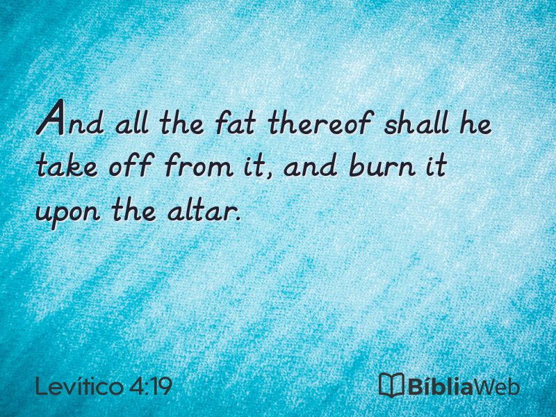 Levítico 4:19 em imagem para compartilhar