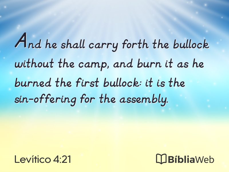 Levítico 4:21 em imagem para compartilhar