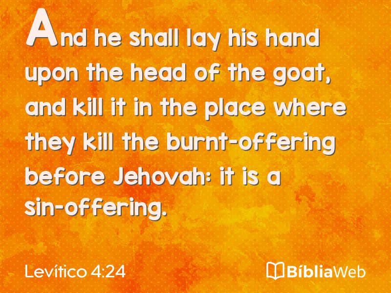 Levítico 4:24 em imagem para compartilhar