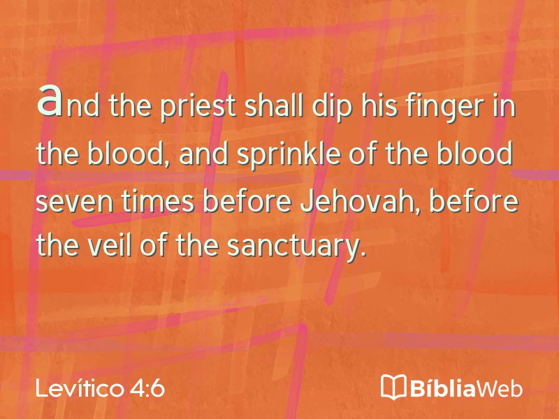 Levítico 4:6 em imagem para compartilhar