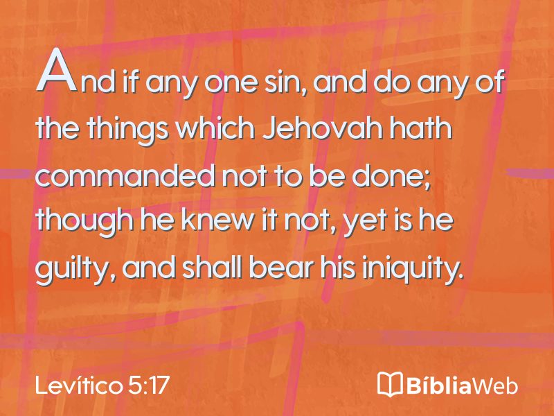 Levítico 5:17 em imagem para compartilhar