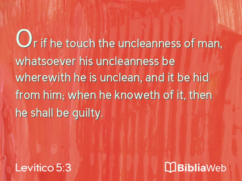 Levítico 5:3 em imagem para compartilhar
