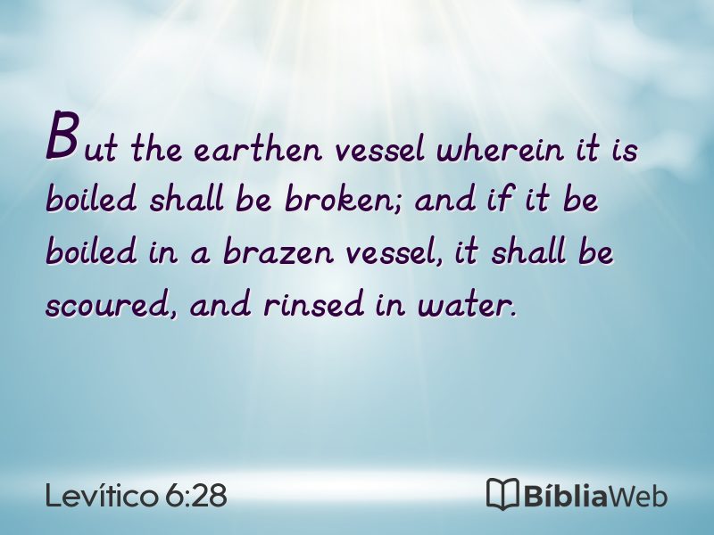 Levítico 6:28 em imagem para compartilhar