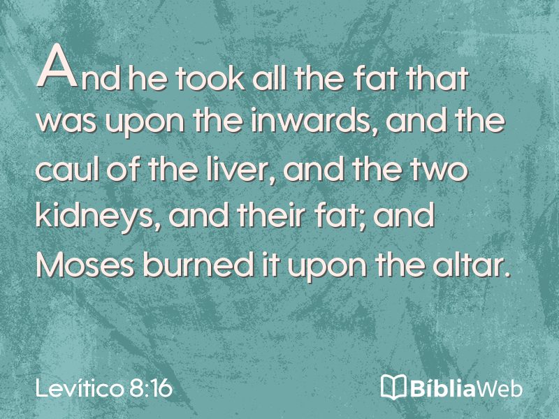 Levítico 8:16 em imagem para compartilhar