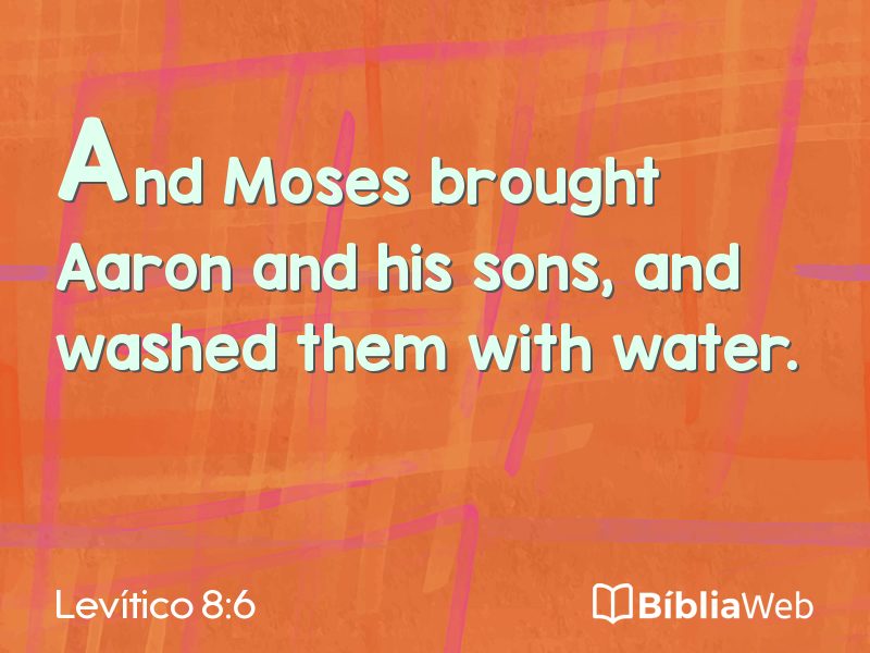 Levítico 8:6 em imagem para compartilhar