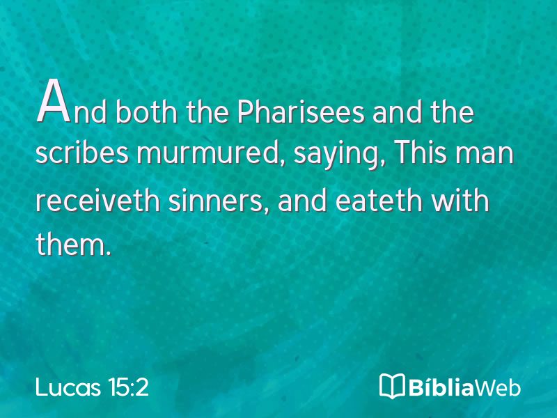 Lucas 15:2 em imagem para compartilhar
