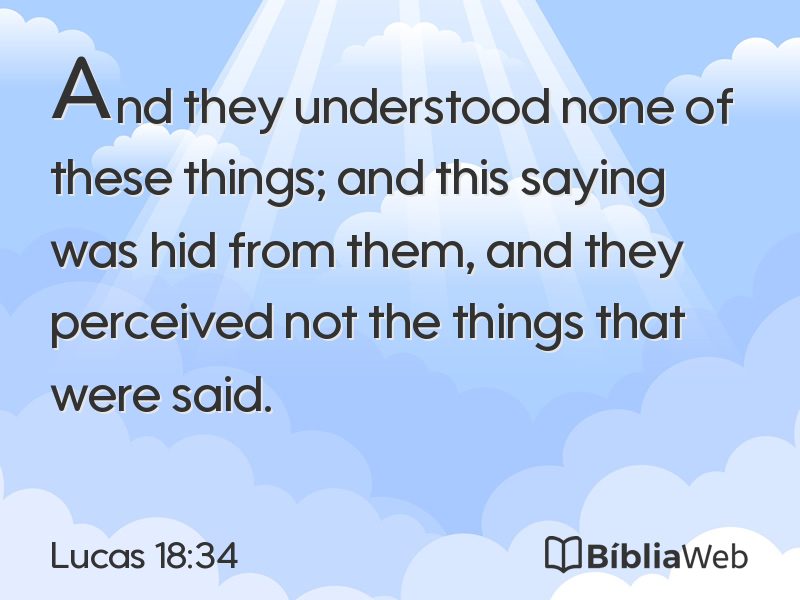Lucas 18:34 em imagem para compartilhar