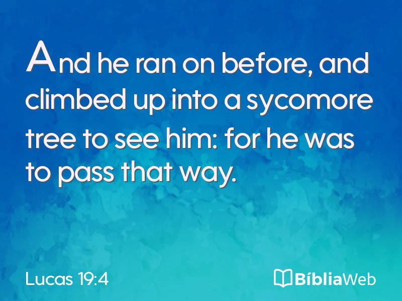 Lucas 19:4 em imagem para compartilhar