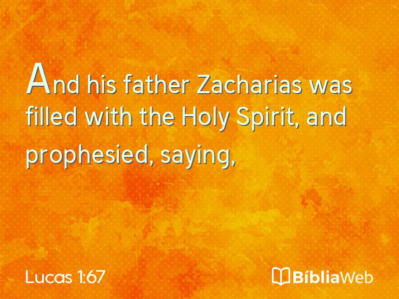 Lucas 1:67 em imagem para compartilhar