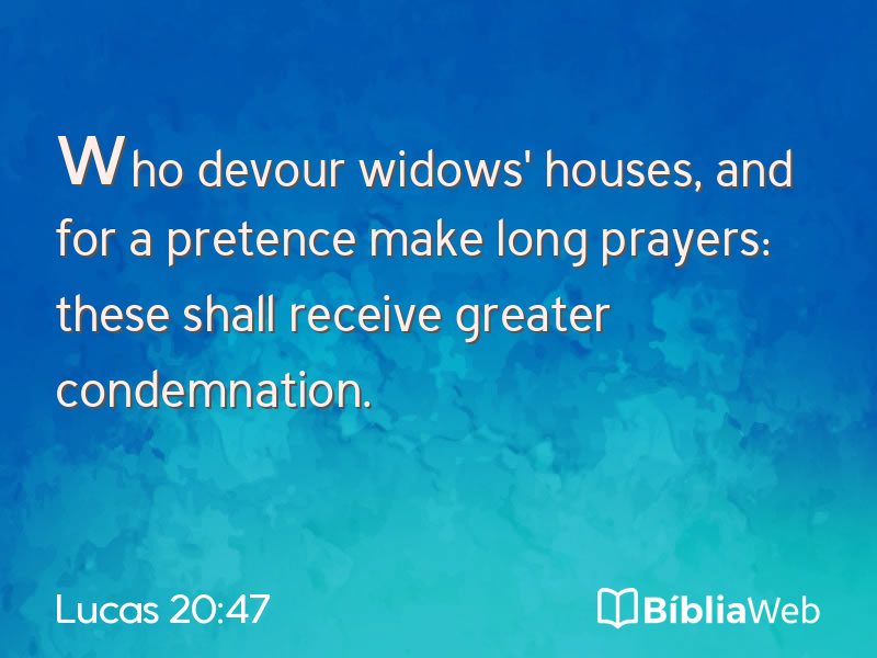 Lucas 20:47 em imagem para compartilhar