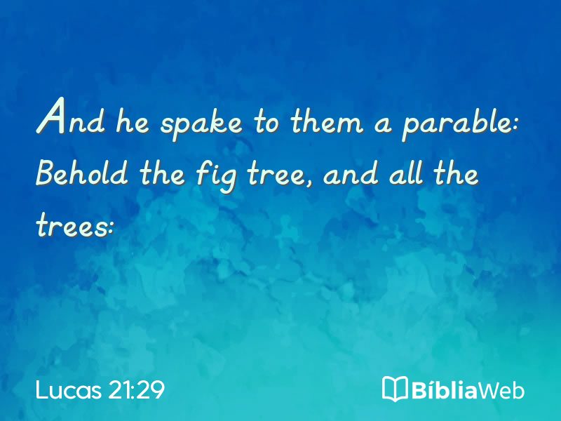 Lucas 21:29 em imagem para compartilhar