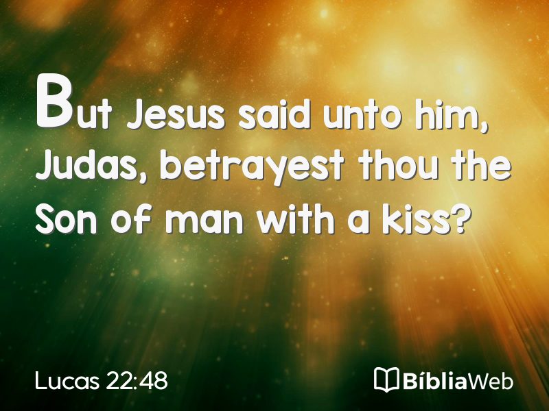 Lucas 22:48 em imagem para compartilhar