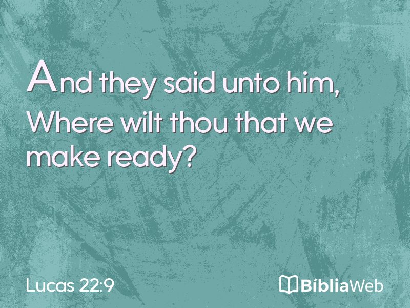 Lucas 22:9 em imagem para compartilhar