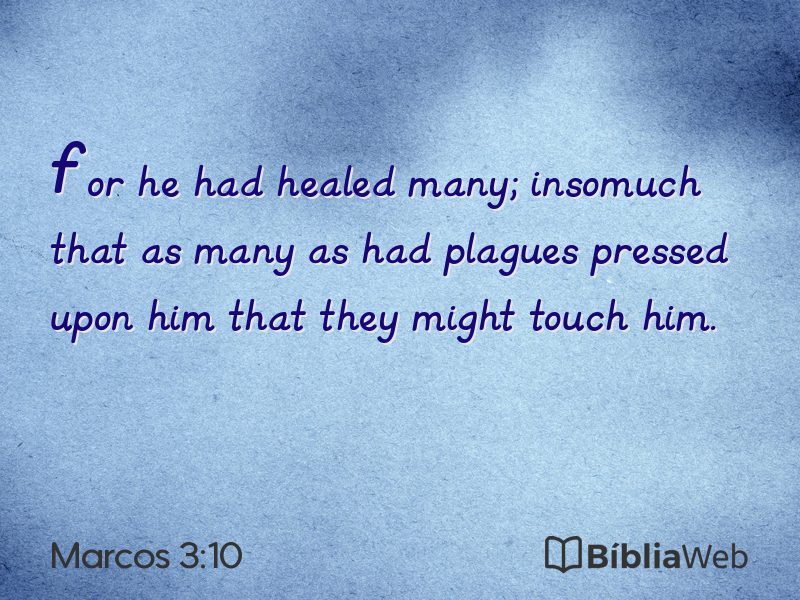 Marcos 3:10 em imagem para compartilhar