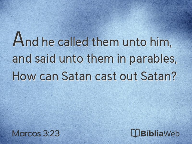 Marcos 3:23 em imagem para compartilhar