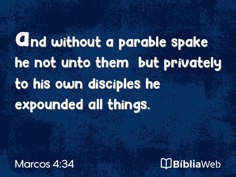 Marcos 4:34 em imagem para compartilhar