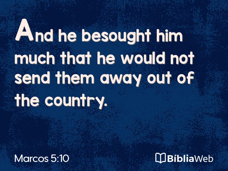 Marcos 5:10 em imagem para compartilhar
