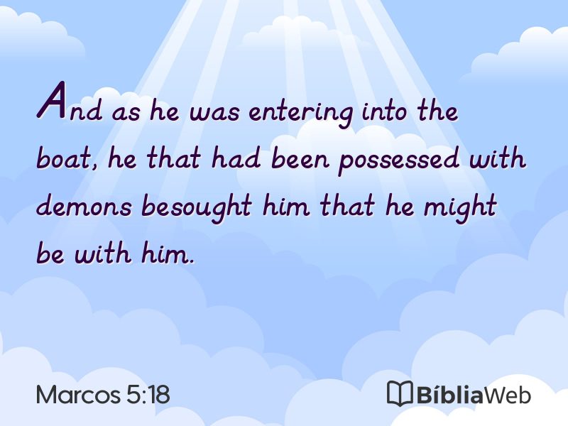 Marcos 5:18 em imagem para compartilhar