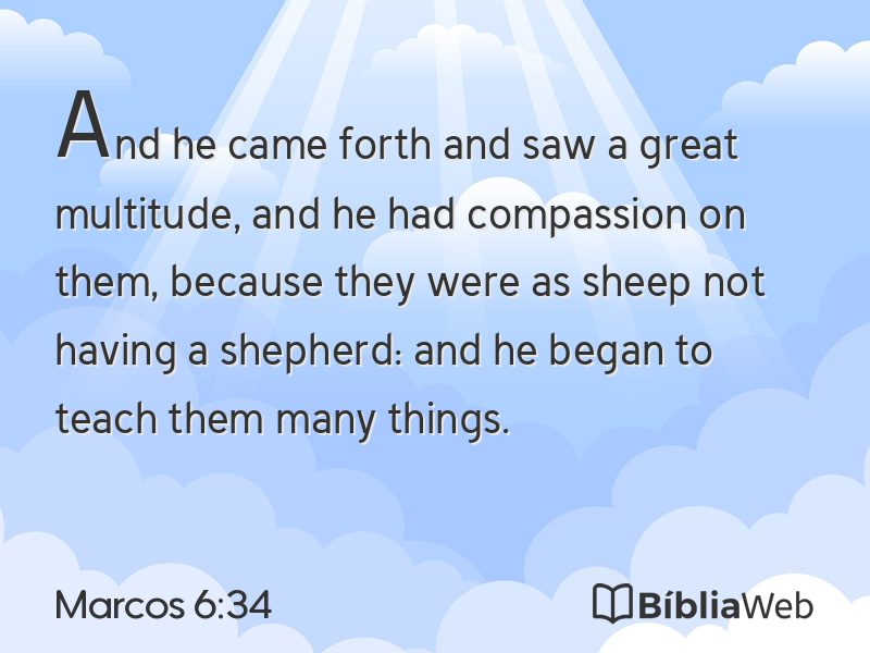 Marcos 6:34 em imagem para compartilhar