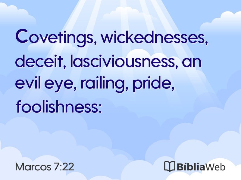 Marcos 7:22 em imagem para compartilhar