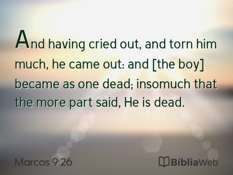 Marcos 9:26 em imagem para compartilhar