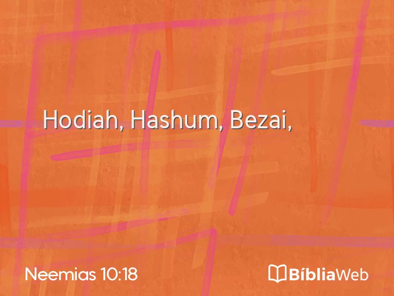 Neemias 10:18 em imagem para compartilhar