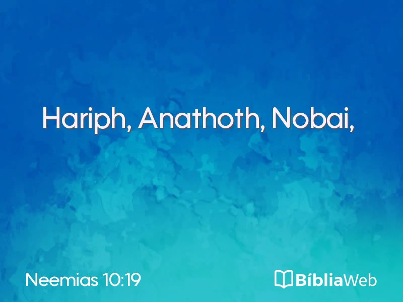 Neemias 10:19 em imagem para compartilhar