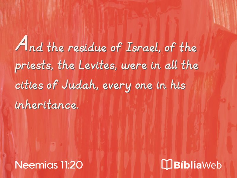 Neemias 11:20 em imagem para compartilhar