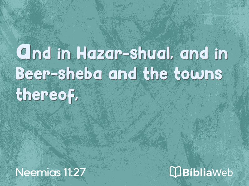Neemias 11:27 em imagem para compartilhar