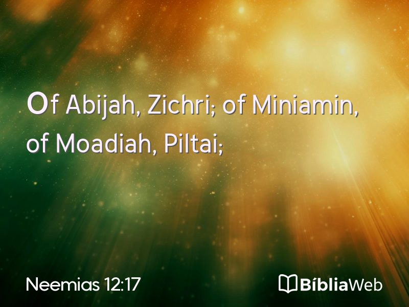 Neemias 12:17 em imagem para compartilhar