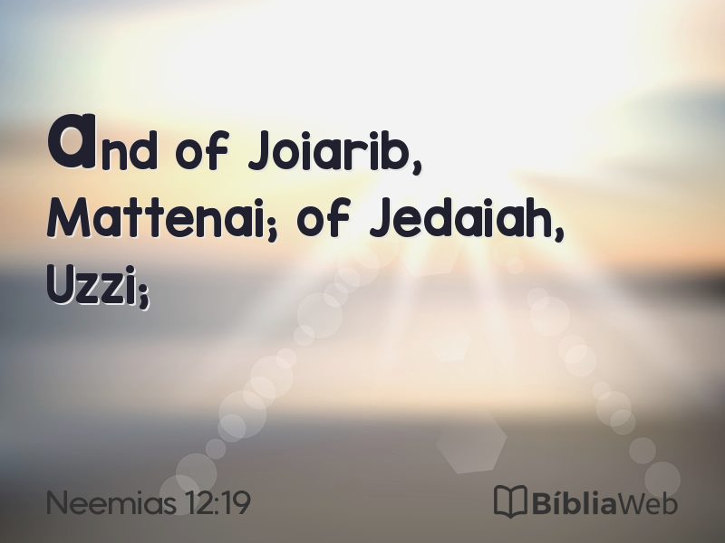 Neemias 12:19 em imagem para compartilhar