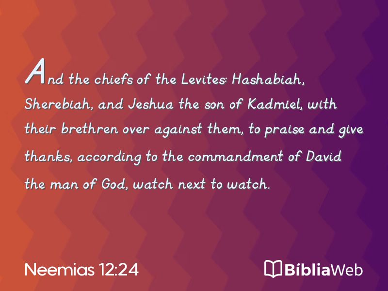 Neemias 12:24 em imagem para compartilhar