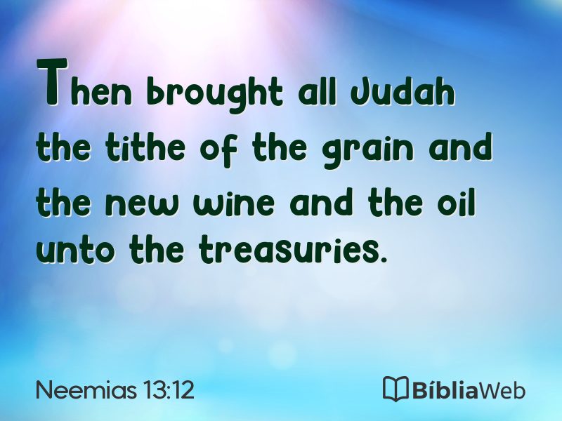 Neemias 13:12 em imagem para compartilhar