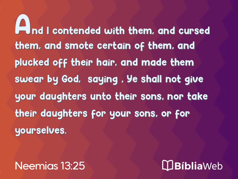 Neemias 13:25 em imagem para compartilhar