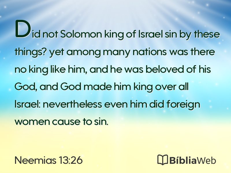 Neemias 13:26 em imagem para compartilhar