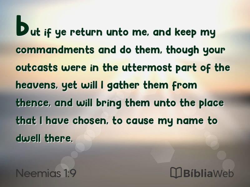 Neemias 1:9 em imagem para compartilhar