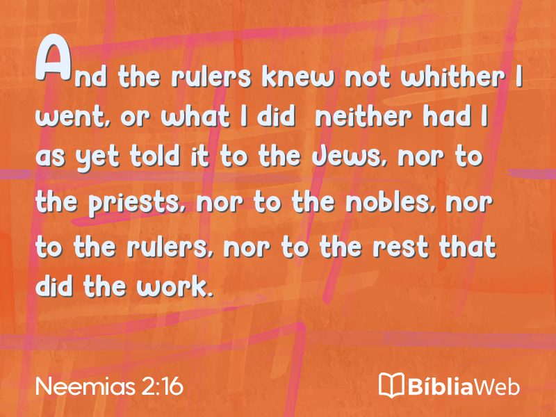 Neemias 2:16 em imagem para compartilhar