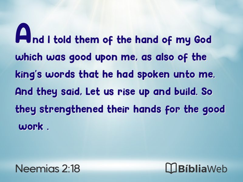 Neemias 2:18 em imagem para compartilhar