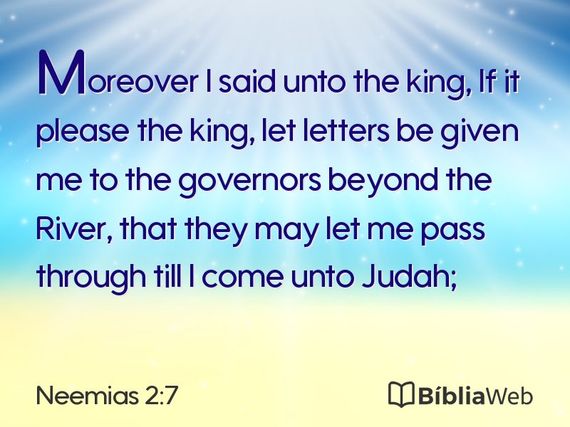 Neemias 2:7 em imagem para compartilhar