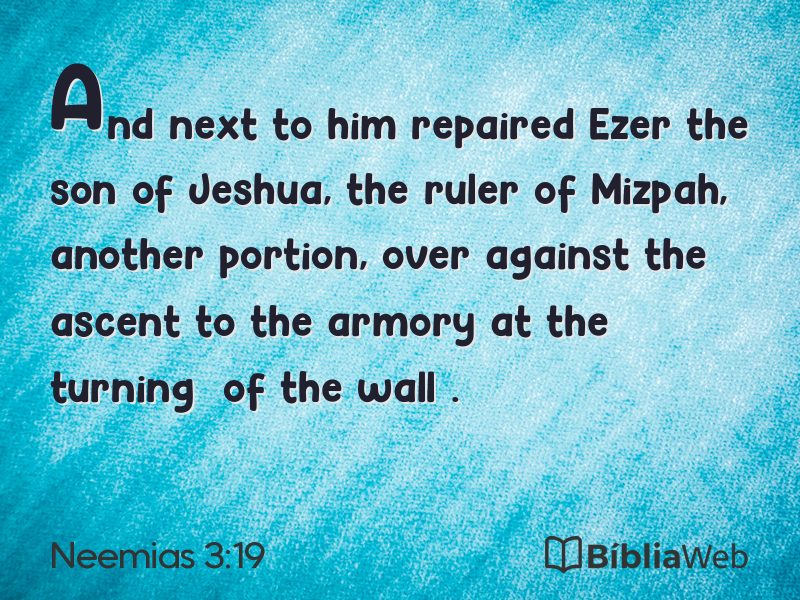 Neemias 3:19 em imagem para compartilhar