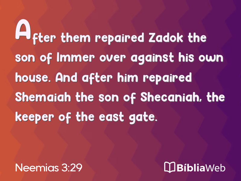 Neemias 3:29 em imagem para compartilhar