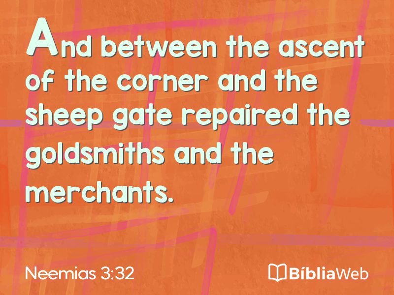 Neemias 3:32 em imagem para compartilhar