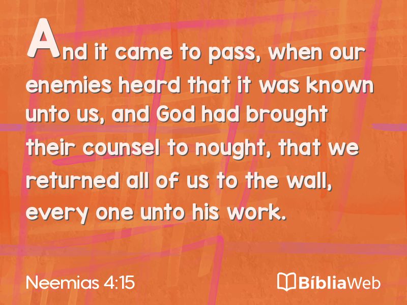 Neemias 4:15 em imagem para compartilhar