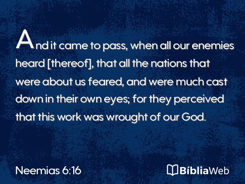 Neemias 6:16 em imagem para compartilhar