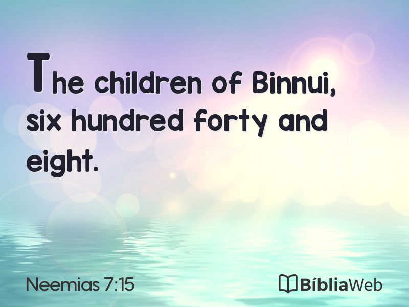 Neemias 7:15 em imagem para compartilhar