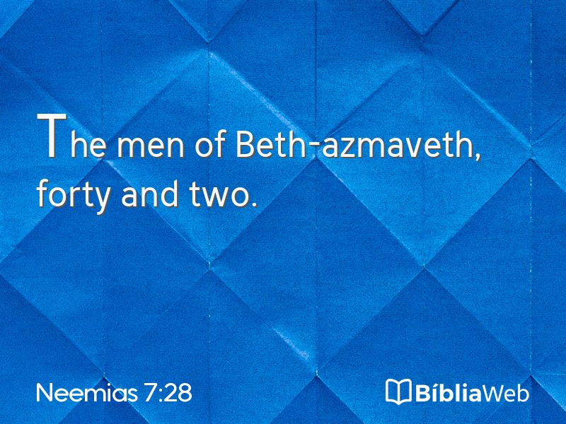 Neemias 7:28 em imagem para compartilhar